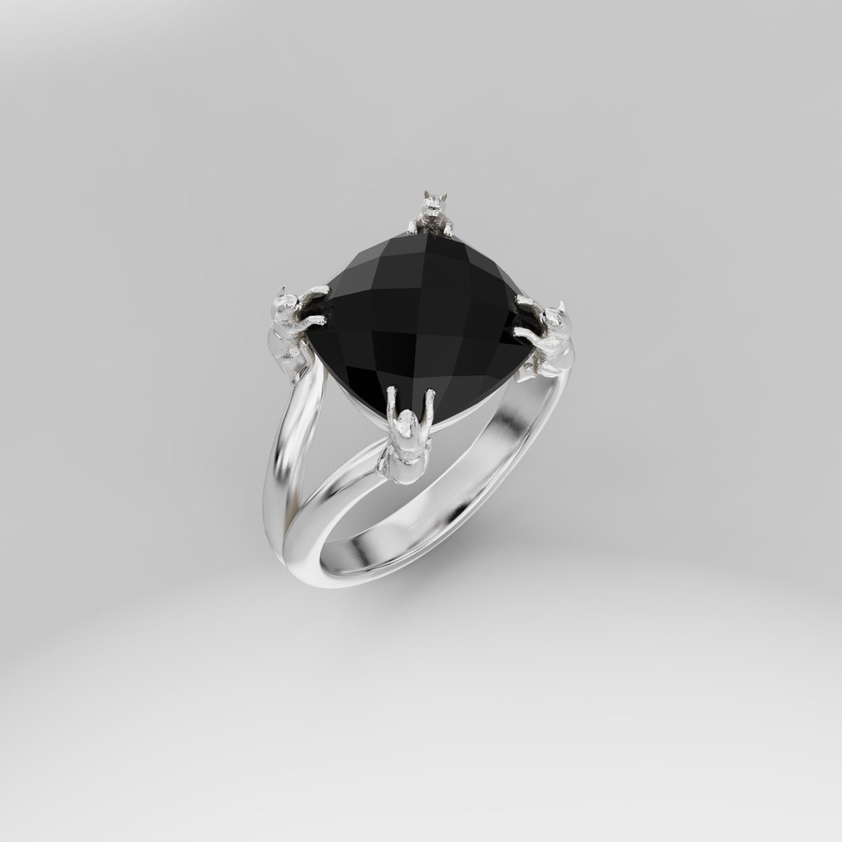 The Classic Cat Prong Ring